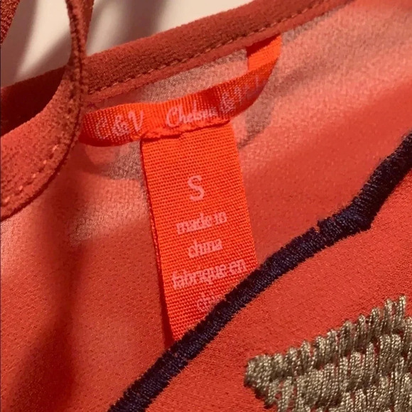 Chelsea & Violet Boho Dress Sheer Embroidered Small - Picture 5 of 9